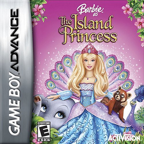 Caratula de Barbie as The Island Princess para Game Boy Advance
