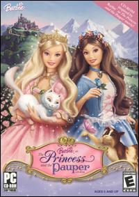Caratula de Barbie as the Princess and the Pauper CD-ROM para PC