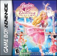 Caratula de Barbie in the 12 Dancing Princesses para Game Boy Advance