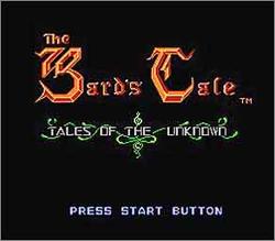 Pantallazo de Bard's Tale, The para Nintendo (NES)