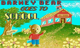 Pantallazo de Barney Bear Goes To School para Amiga