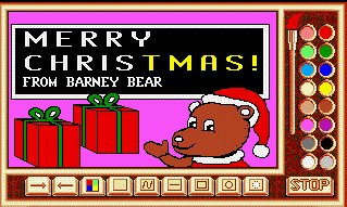 Pantallazo de Barney Bear Meets Santa Claus para Amiga