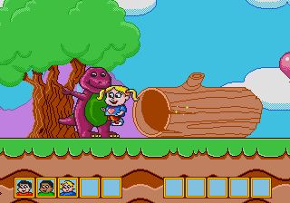 Pantallazo de Barney's Hide & Seek Game para Sega Megadrive