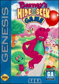 Caratula de Barney's Hide & Seek Game para Sega Megadrive