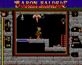 Pantallazo de Baron Baldric - A Grave Adventure para Amiga