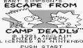 Pantallazo nº 239950 de Bart Simpson s Escape from Camp Deadly (634 x 575)