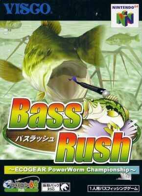 Caratula de Bass Rush: ECOGEAR PowerWorm Championship para Nintendo 64