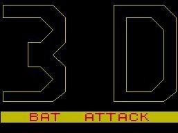 Pantallazo de Bat Attack, 3D para Spectrum