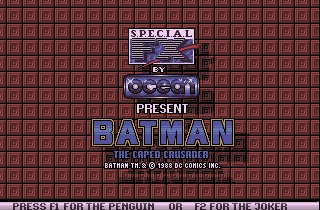 Pantallazo de Batman: The Caped Crusader para Amiga