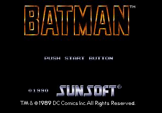 Pantallazo de Batman: The Video Game para Sega Megadrive