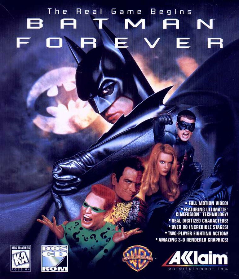 Caratula de Batman Forever para PC