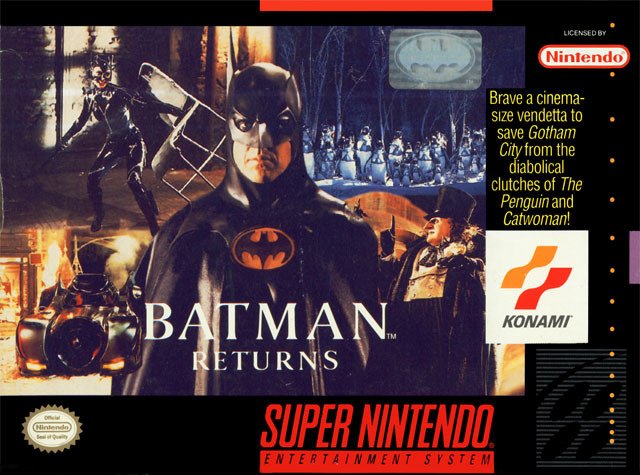 Caratula de Batman Returns (Europa) para Super Nintendo