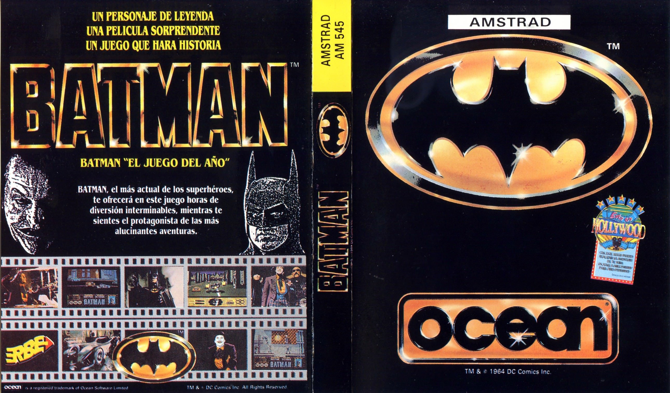 Caratula de Batman The Movie para Amstrad CPC