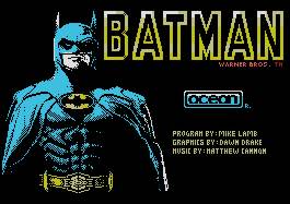 Pantallazo de Batman para MSX