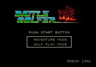 Pantallazo de Battle Golfer Yui (Japonés) para Sega Megadrive