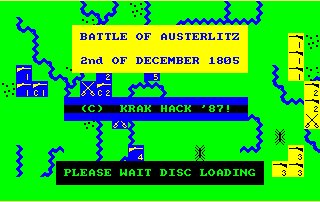 Pantallazo de Battle Of Austerlitz para Amstrad CPC
