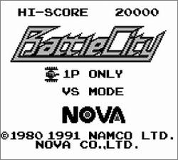 Pantallazo de BattleCity para Game Boy