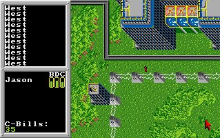 Pantallazo de BattleTech: The Crescent Hawk's Inception para Amiga