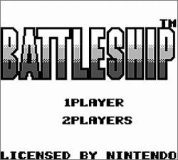 Pantallazo de Battleship para Game Boy