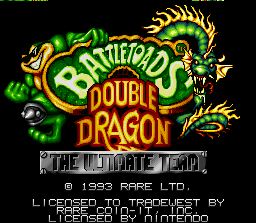 Pantallazo de Battletoads/Double Dragon: The Ultimate Team (Europa) para Super Nintendo