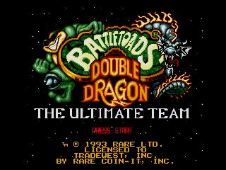 Pantallazo de Battletoads/Double Dragon: The Ultimate Team para Sega Megadrive