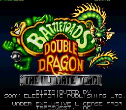 Pantallazo de Battletoads/Double Dragon: The Ultimate Team para Super Nintendo