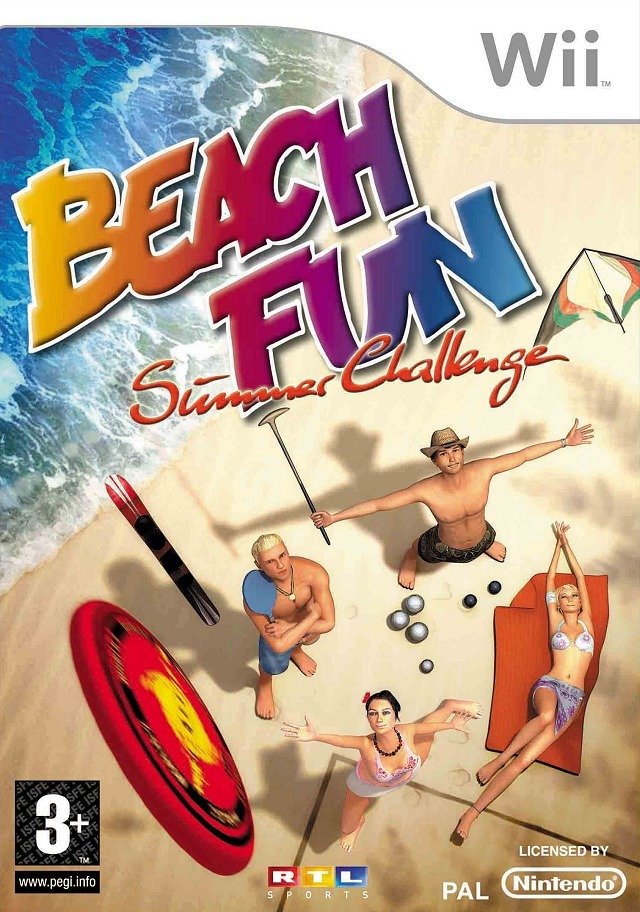 Caratula de Beach Fun Summer Challenge para Wii
