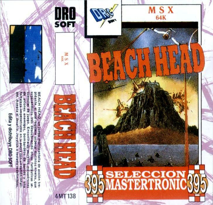 Caratula de Beach Head para MSX