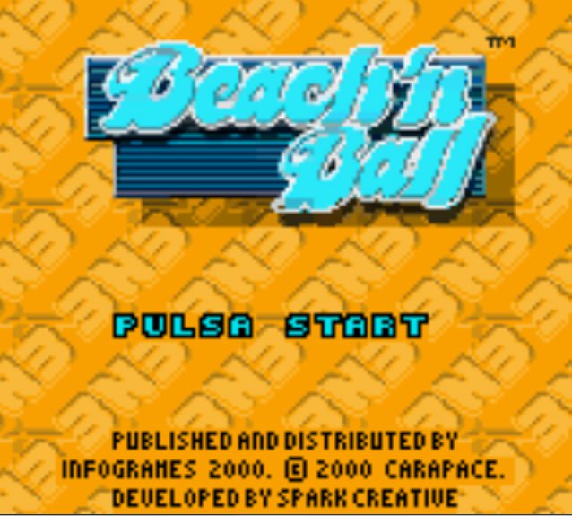 Pantallazo de Beach 'n Ball para Game Boy Color
