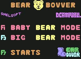 Pantallazo de Bear Bovver para Commodore 64