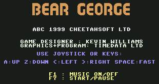 Pantallazo de Bear George para Commodore 64