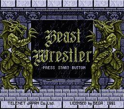 Pantallazo de Beast Wrestler para Sega Megadrive