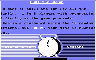 Pantallazo de Beat The Clock para Amstrad CPC