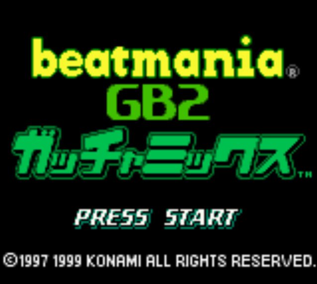 Pantallazo de BeatMania GB2 GotchaMix para Game Boy Color