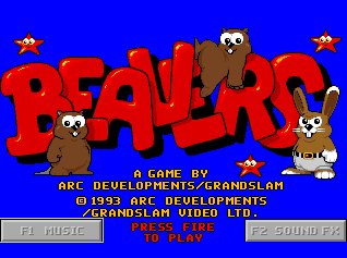 Pantallazo de Beavers para Amiga