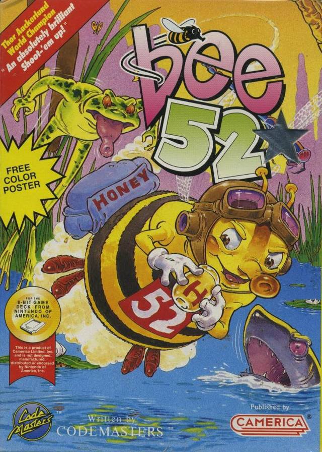 Caratula de Bee 52 para Nintendo (NES)