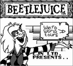 Pantallazo de Beetlejuice para Game Boy