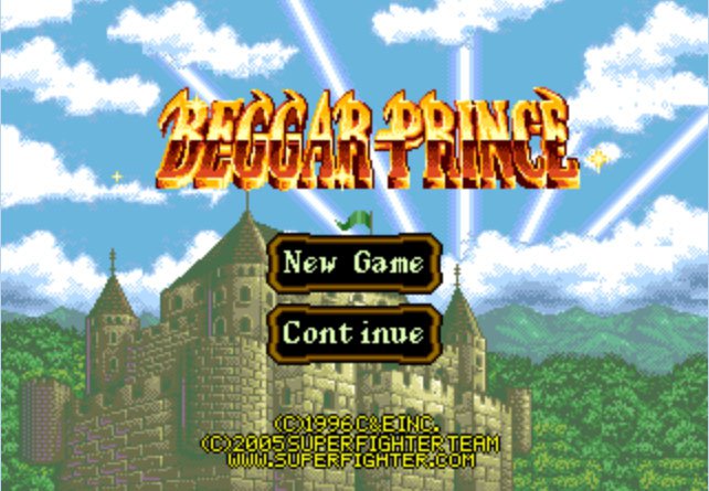Pantallazo de Beggar Prince para Sega Megadrive