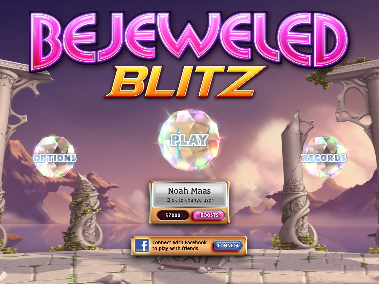 Pantallazo de Bejeweled Blitz para PC