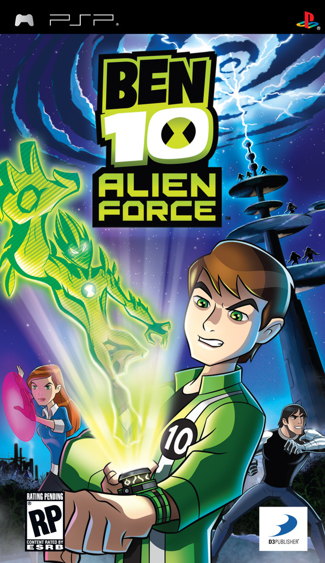 Caratula de Ben 10: Alien Force para PSP