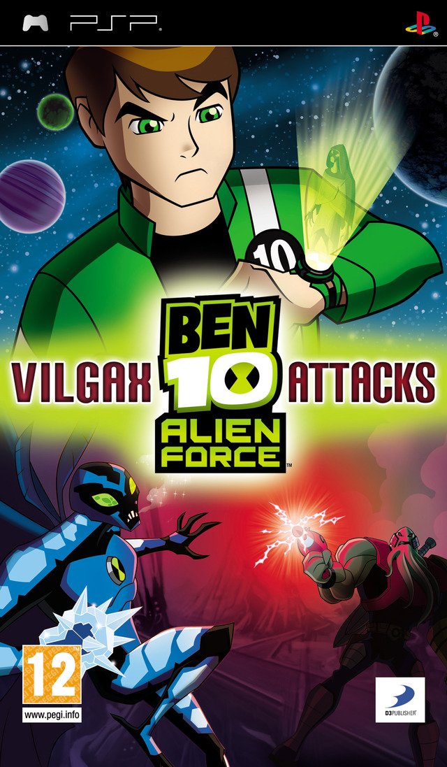 Caratula de Ben 10 Alien Force: Vilgax Attacks para PSP