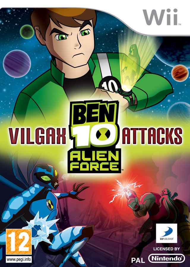 Caratula de Ben 10 Alien Force: Vilgax Attacks para Wii