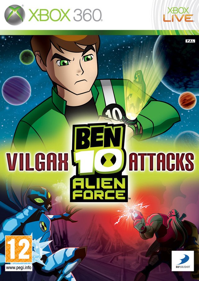 Caratula de Ben 10 Alien Force: Vilgax Attacks para Xbox 360