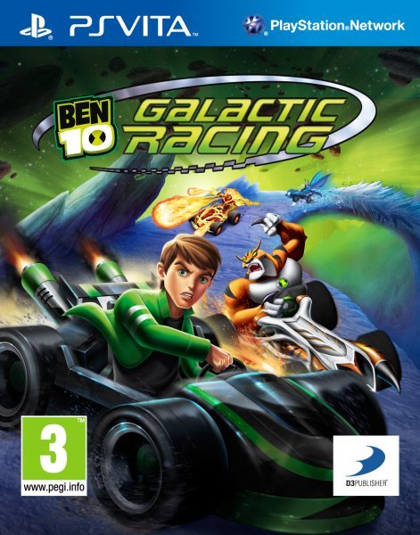 Caratula de Ben 10 Galactic Racing para PS Vita