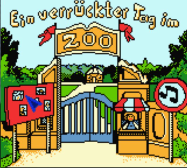 Pantallazo de Benjamin Bluemchen - Ein verrueckter Tag im Zoo para Game Boy Color