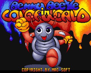 Pantallazo de Benny Beetle In Colorworld para Amiga