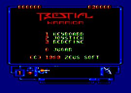 Pantallazo de Bestial Warrior, Gunstick para Amstrad CPC