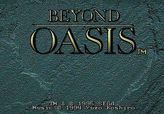 Pantallazo de Beyond Oasis para Sega Megadrive