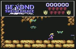Pantallazo de Beyond the Ice Palace para Commodore 64