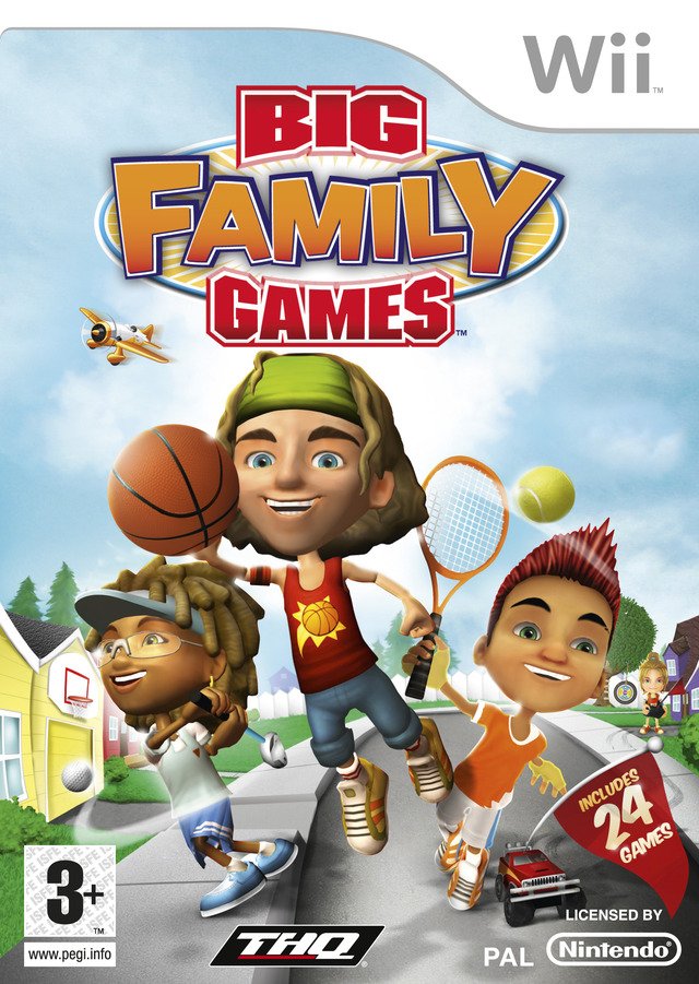Caratula de Big Family Games para Wii